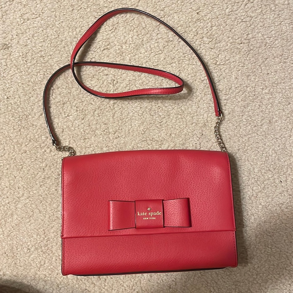 Red Kate spade purse